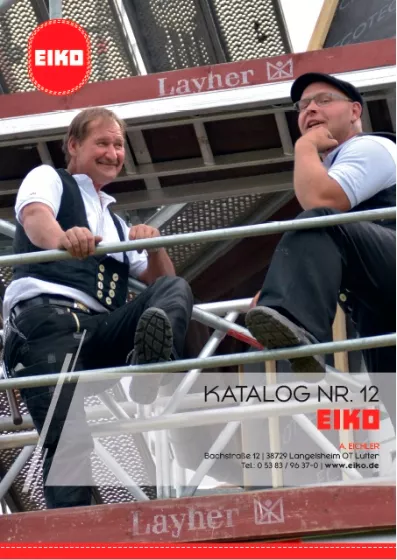 EIKO Katalog Zunft- und Arbeitsbekleidung
